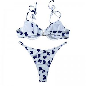 バタフライタイパッド入りの水着