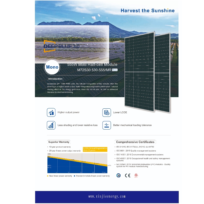 高効率550 -605 W太陽光発電ソーラーモジュールパネルシステムオンライン販売