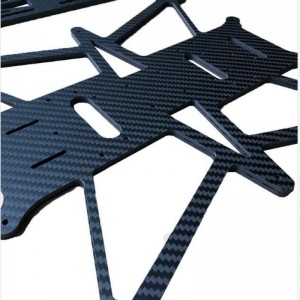 カスタムカーボンファイバーCNCサービスCNC切断機械加工