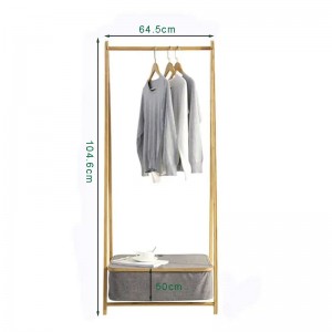 新しいデザイン竹棚のベッドサイド家具洗濯物乾燥ラックが保管障害