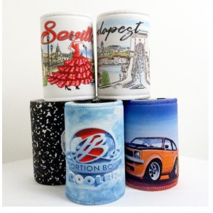 高品質のネオプレンが印刷されたずんぐりしたホルダービールドリンクホルダーは、断熱されたずんぐりしたクーラーを使用できます