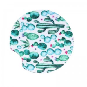 高品質の工場価格ネオプレンカーコースター昇華ブランクアンチスリップテーブルカップマグマット