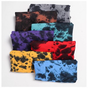 SC10123ジムフェスフィットネスヨガレギンスパンツ女性スクランチ女性レグギンヨガティタイダイパンツレギンス