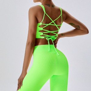 SC10167 Big Breath Women Yoga Shorts Girl China Seamless Padded Sport Fitness Workout Gym Sports Bra