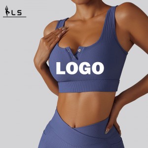 SC10173カスタムスポーツブラジャインパクトトップスタイリッシュなセクシーなインパクトスポーツブラジャー卸売