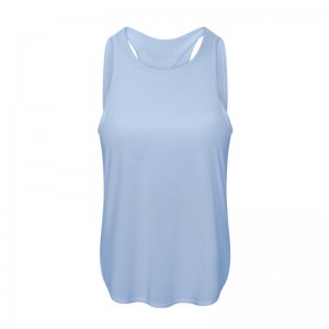 SC102512スプリングファッションルーズブラウスホローワークアウトトップヨガ女性のタンクトップレディースヨガタンクトップオープンバック