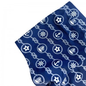 男の子のためのプリントされたソリッドカラースイミングトランク