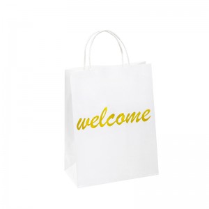 ペーパーパーティーバッグパッケージ紙袋豪華なテイクアウトペーパーバッグ食べ物ありがとう紙袋