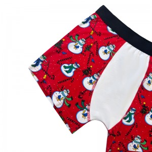 カスタムロゴ高品質の大人の通気性ボクサー、ソリッドカラーメンズブリーフの下着