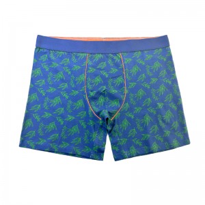 ファッションフルプリントプレーンカラーアンダーウェアの男性\\\\のクリスマスボクサーブリーフカスタマイズ快適なソフトメンズアンダーウェア