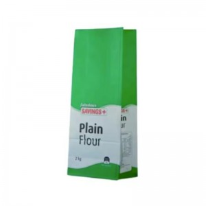 新しいスタイル1kg 2kg小麦粉砂糖包装紙袋