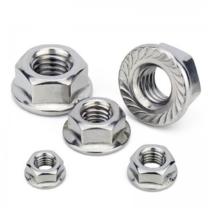 セレーション付き六角フランジナット