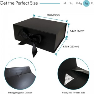 クラシックリボンワインギフトボックス