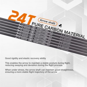 ID4.2mm SP300-ターゲット射撃用の1500カーボン矢印