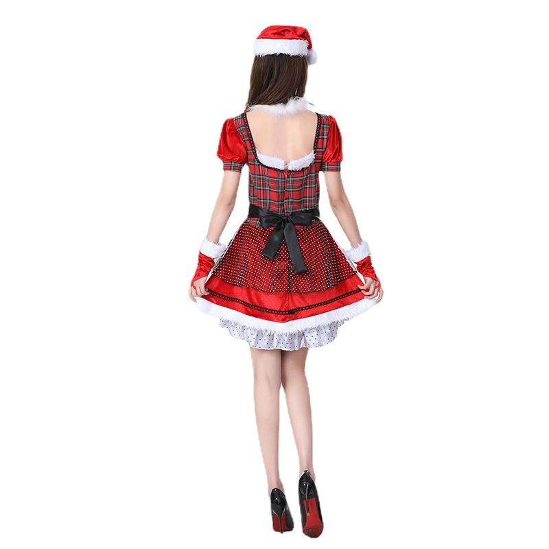 クリスマスと新年のパフォーマンスコスチューム、女性\プリンセスドレス、家族の衣装、女性\スーツ、バニーガールドレス、厚いバージョン138価格：$179.88