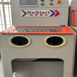 砥粒流研磨・バリ取り装置