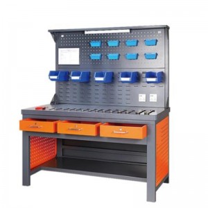 照明ストリップとバックボードを備えたワークベンチ