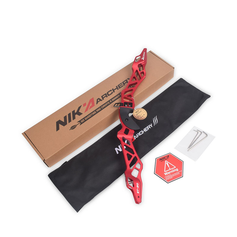 Nika Archery et-20構造27インチILFが弓のライザーを反転させます