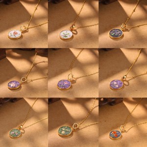 メタルフローラルジュエリーセット