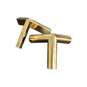 Zotyeステンレス鋼の金エレクトロイド三角形3-寸法ホロースタンドオーナメント