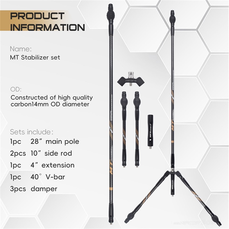 ニカアーチェリー 240128 MT OD14MM カーボンスタビライザー