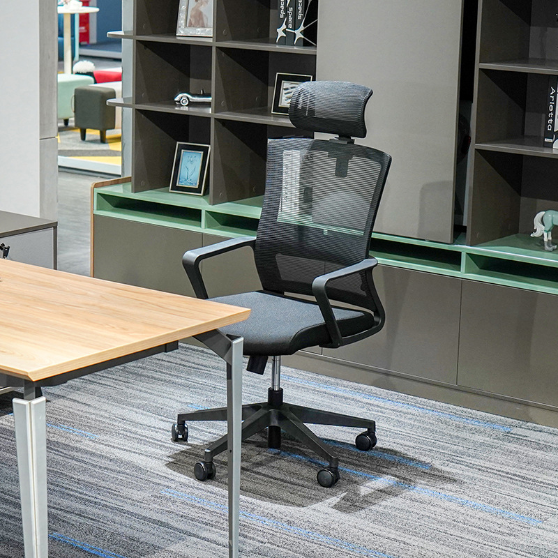モデル BGY001 卸売人間工学に基づいたメッシュチェア - 通気性に優れた高さのある湾曲した背もたれ-調節可能なアームで勉強、オフィス、長時間座るセッションに最適