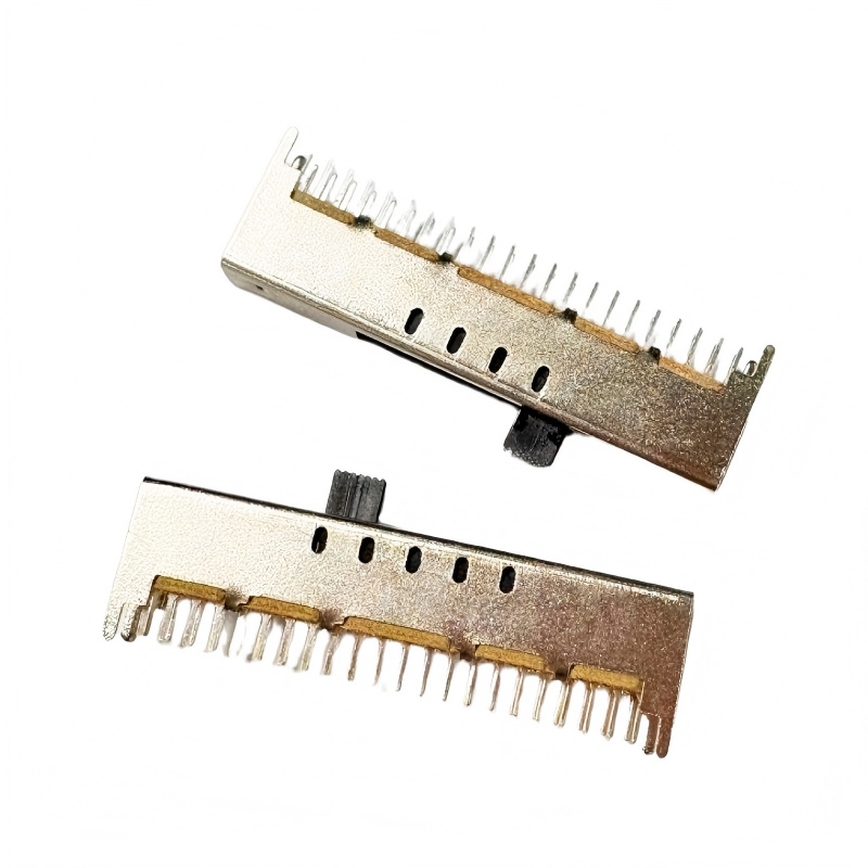 スライドスイッチSS-49D01 縦型-マウント9-位置ダブル-ポールダブル-おもちゃ用ローミニチュア電源スイッチ