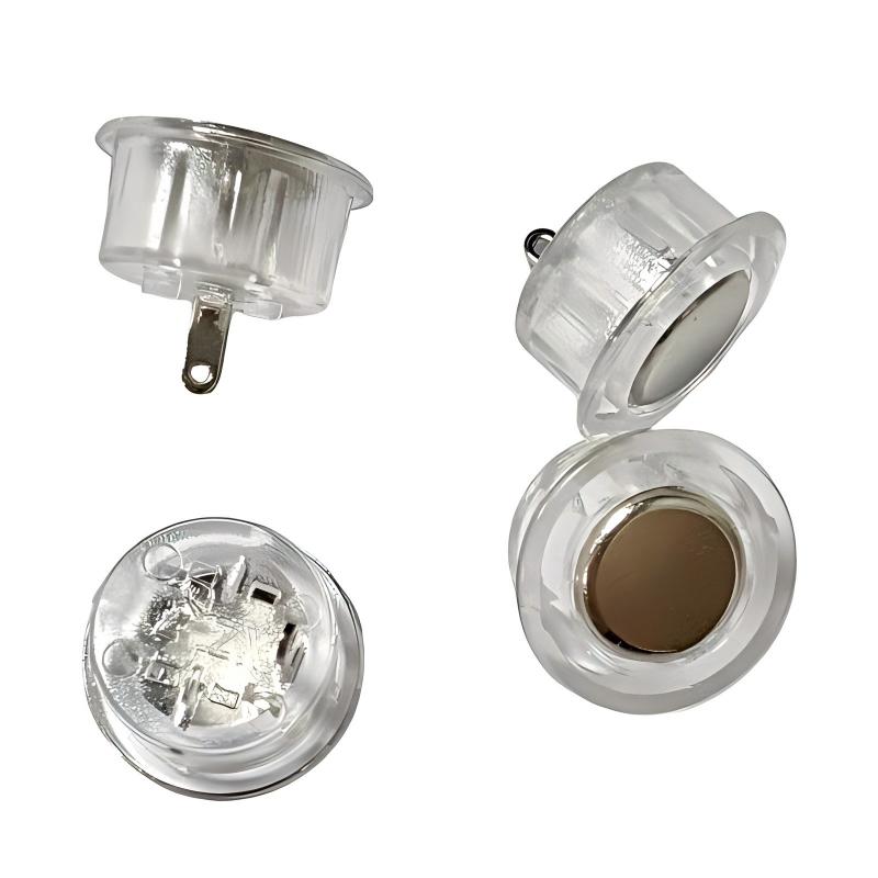 タクトスイッチ (光がありません) ワードローブやキャビネット用の 12mm の凹み、5V タッチ-モーションセンサー付き制御調光可能なLEDライト