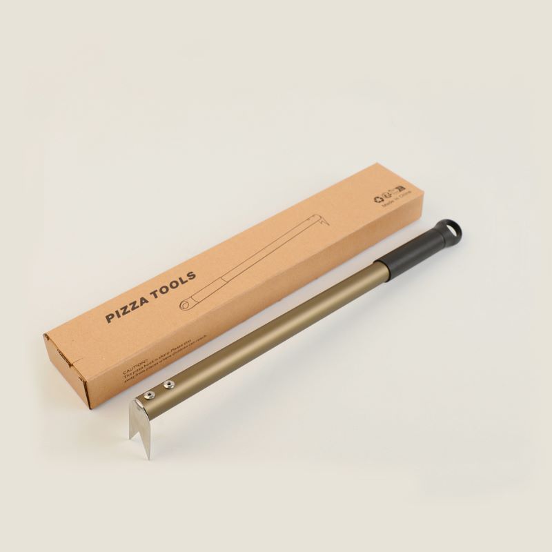 1671539963.jpeg Turning Pizza Forks Pizza Turner Aluminium Handle Bakeware Sturdy Easy to Store & Transfer Kitchen And Baking Tool , Brown.JPEG